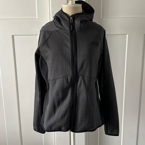 EUC north face fleece herringbone pattern - size medium